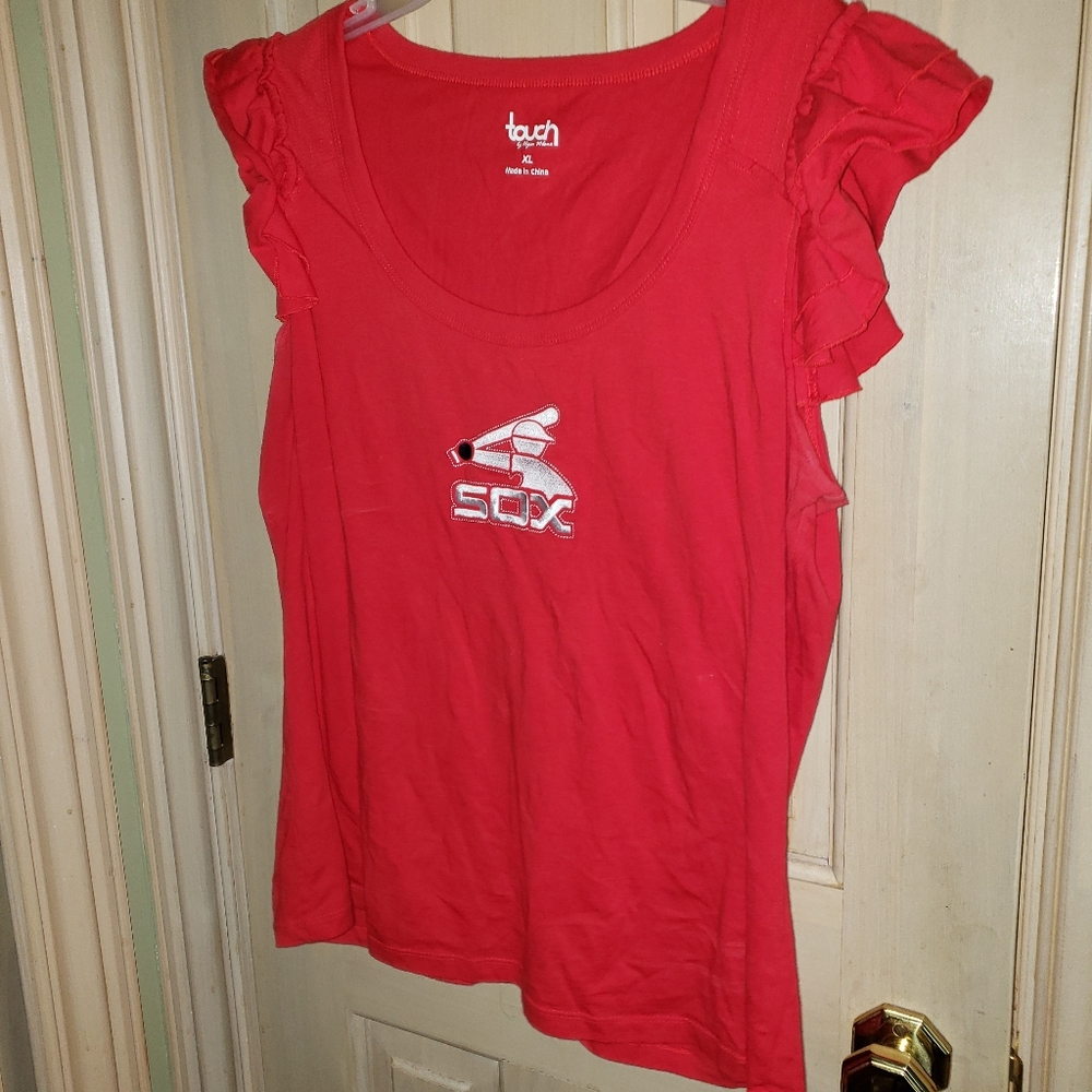 Misses sz XL Chicago White Sox cute shirt by Touch